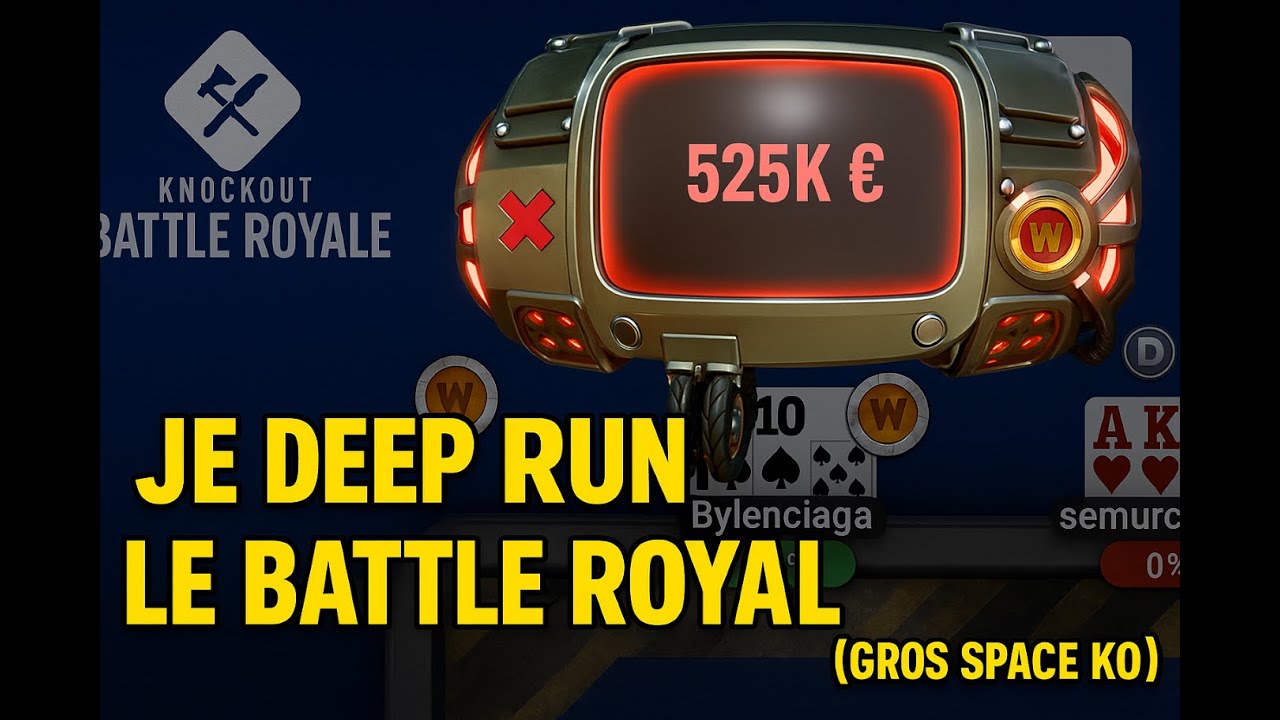 JE DEEP RUN LE BATTLE ROYAL EN LIVE ! ( GROS SPACE KO 😱 )