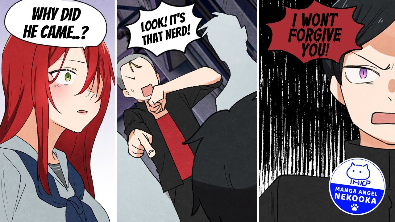 【Manga】Nerd that got bullied risked himself to save a hot delinquent and she fell for him.