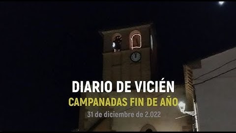 Campanadas fin de año en Vicién 2022-2023