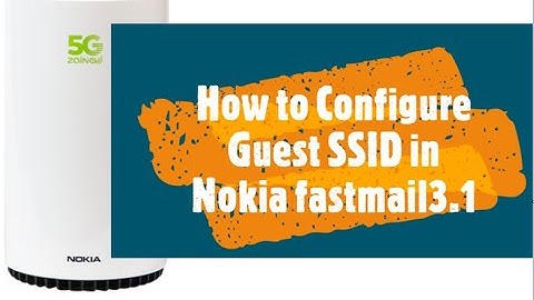 5G router Guest SSID creating 