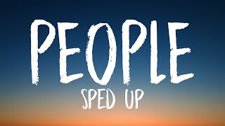 Libianca - People (Sped Up\/Lyrics)  | [1 Hour Version]