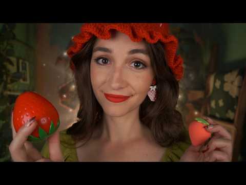 ASMR | The Strawberry Spa 🍓 (layered sounds, whispers, personal attention)