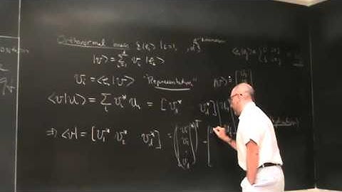 Phys521F14 Podcast03   Operators, adjoints, change of basis, unitarity
