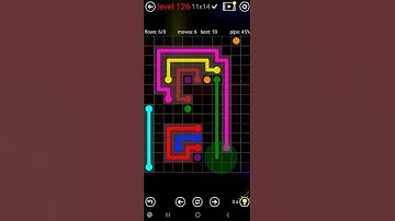 How To Solve Flow Free 11x14 Mega Mania Pack Level 126 Board Walk Through Solution Walkthrough