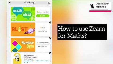 How to use Zearn to learn Maths?