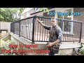 Peak aluminum railing DIY how to install tutorial