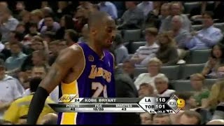 2008.02.01 Kobe Bryant Full Highlights At Raptors 46pts，FGS28/19！(8Show Dunk)