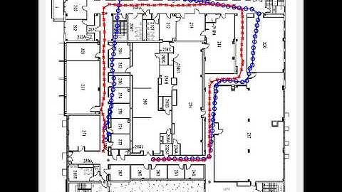 Non-recursive Bayesian Map-matching (building 2)