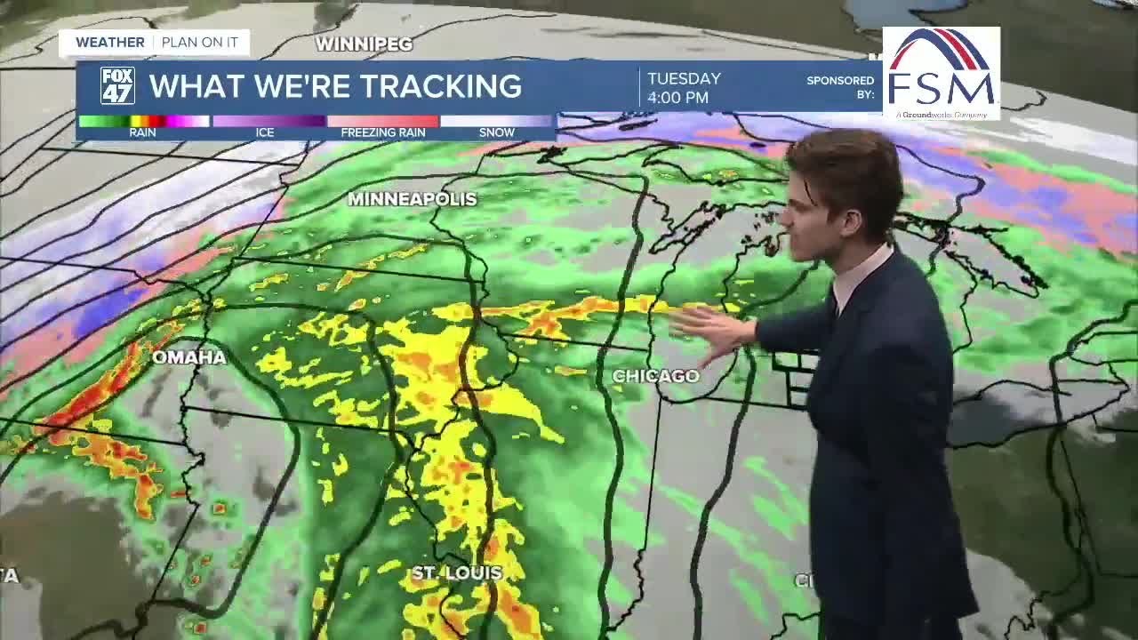 Warming Trend to Start the Week Ahead of Midweek Rain Showers - YouTube