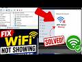 Fix WiFi Not Showing in Settings on Windows 11/10 | Missing WiFi Problem Solved