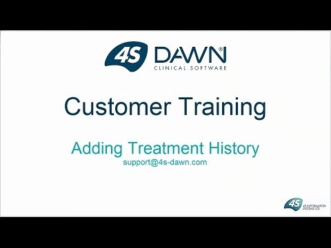 Adding Treatment History - DAWN AC