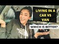 Living in a Honda Civic vs a Van/ Car Life vs Van Life