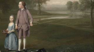 Arthur Devis, "Richard Moretan with His Nephew and Niece John and Susanna Weyland," 1757