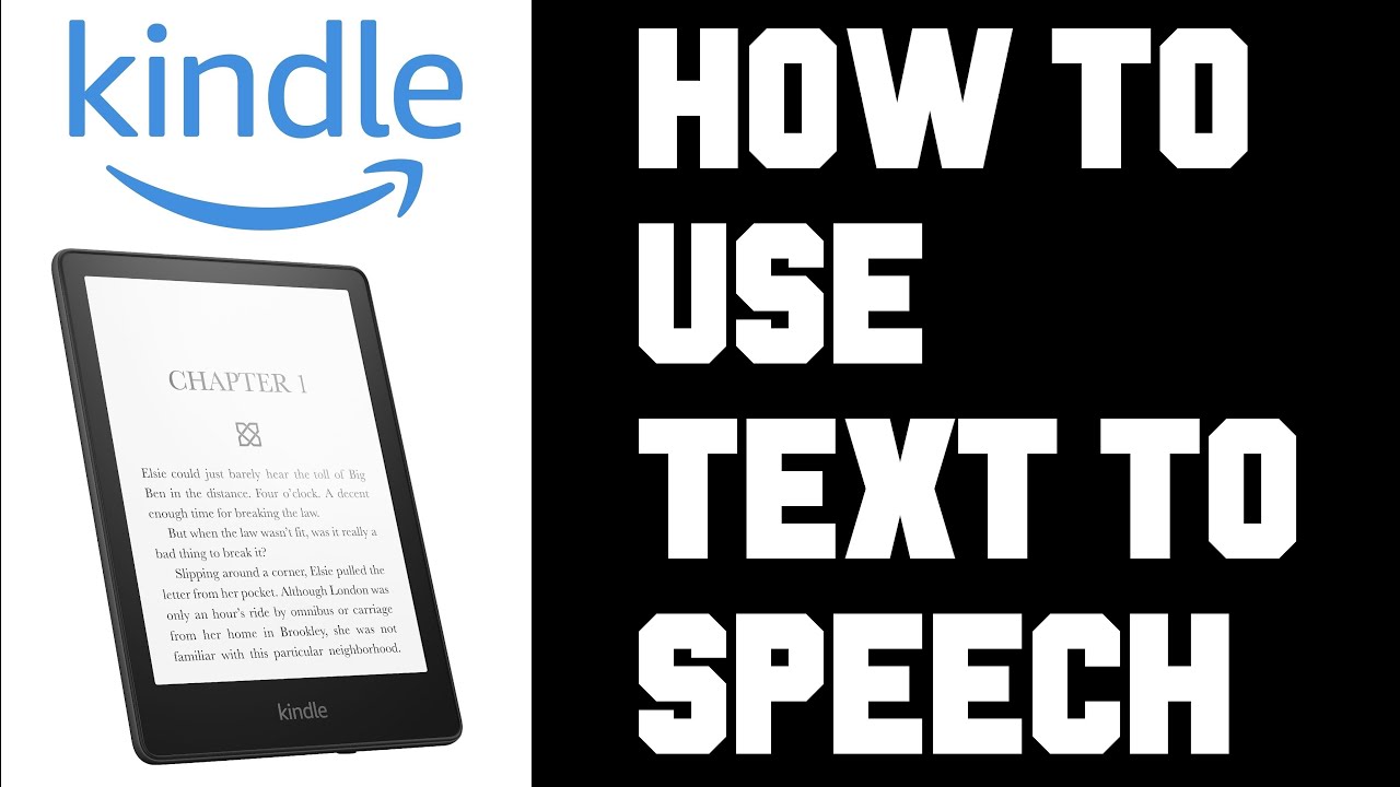 kindle paperwhite text to speech