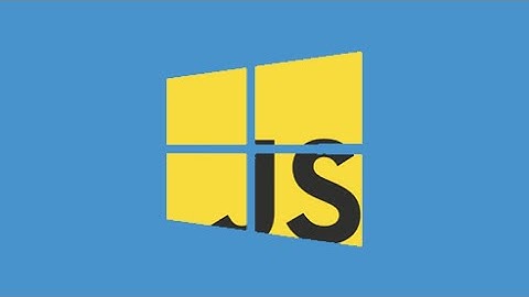 JavaScript for Windows 10 Universal Apps: Introduction