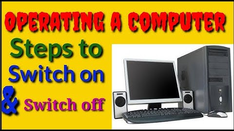 Operating a Computer class-2