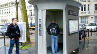 Paris street light and private public restroom, WOW!!!