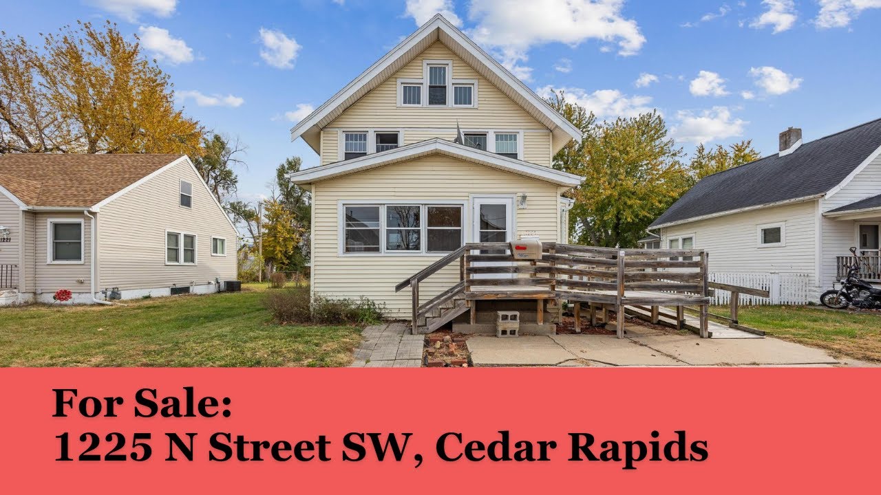 For Sale: 1225 N Street SW, Cedar Rapids, Iowa - YouTube