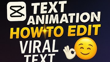 Viral Text Animations Tutorial | Capcut Text animations | capcut tutorial