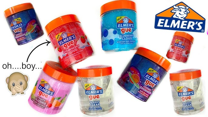 Elmer's Gue Pre-Made Slime 8oz-Cotton Candy Fizz 21105-37180 - GettyCrafts