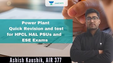 Powerplant Quick Revision and Test Series for HPCL and HAL  | GATE 2022 | Ashish Kaushik