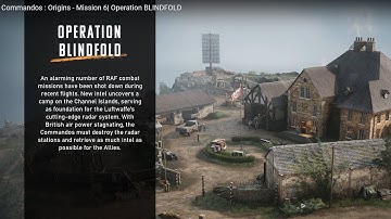 Commandos : Origins - Mission 6| Operation BLINDFOLD