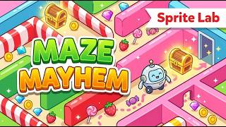 Build a Treasure Maze Game in Sprite Lab! | Coding for kids