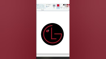 Draw LG logo MS Paint #shorts