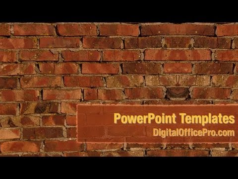 brick wall template