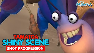 How Disney Animated Tamatoa’s Shiny Scene | Moana Shot Progression
