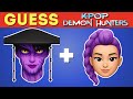 Guess KPop Demon Hunters Movie Characters by EMOJI Quiz 🎤 | Rumi, Mira, SAJA BOYS, Zoey, Baby Saja