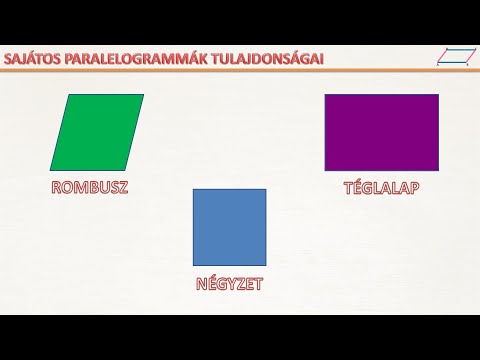 Videó: Minden rombusz paralelogramma?