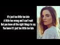 JoJo - Too little too late (Lyrics) | Version 2018