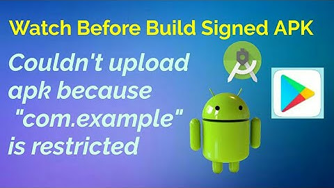 com.example package name not allowed in Google Playstore