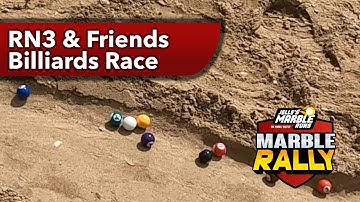 Red Number 3 & Family Marble Race