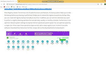 How to Clean Up Registry & Fix Registry Errors - Wise Registry Cleaner  Free Download