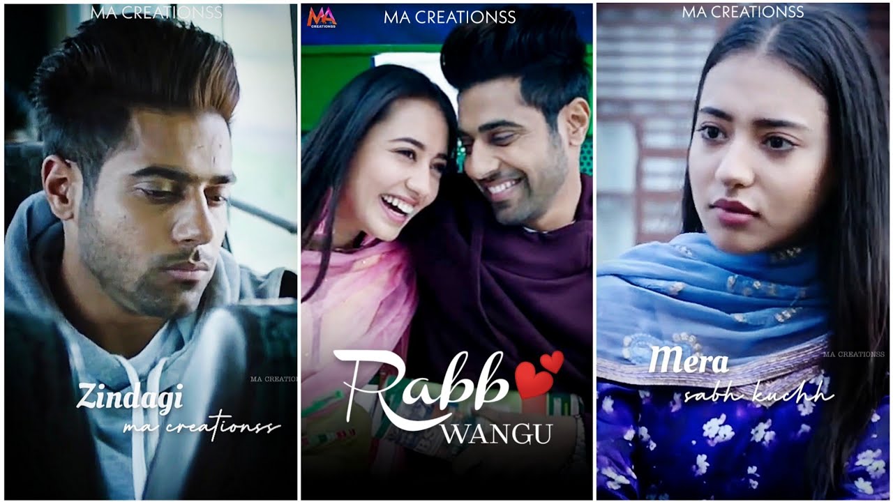 Rabb Wangu fullscreen whatsapp status | Jass Manak Song| Rabb wangu status | New Punjabi Love Status