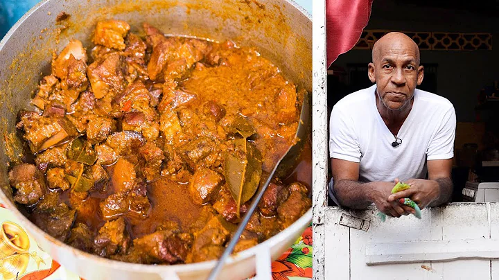 Stew Pork by Uncle Clyde in Paramin, Trinidad & To...