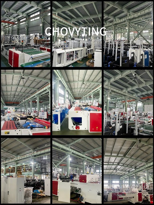 #chovyting busy production for plastic bag making machine