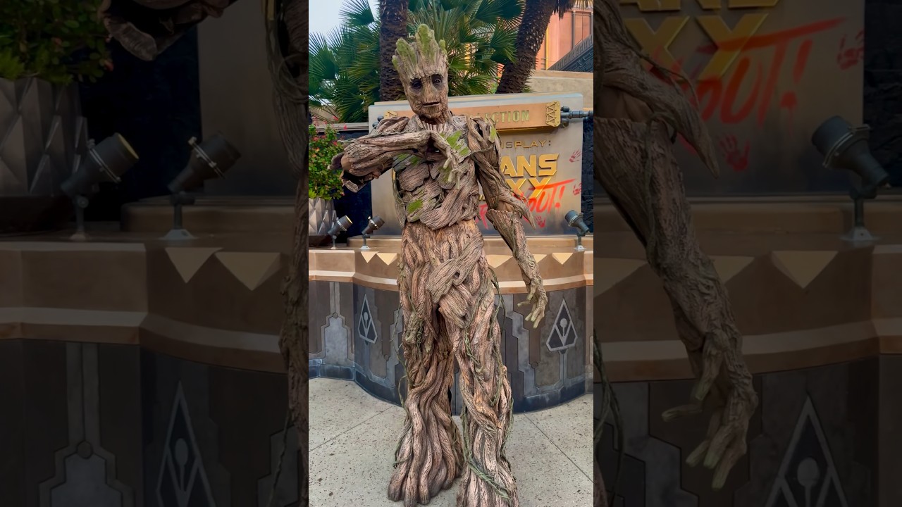Making Groot laugh