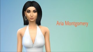 Образ Арии Монтгомери в The Sims 4. Aria Montgomery Transformation.
