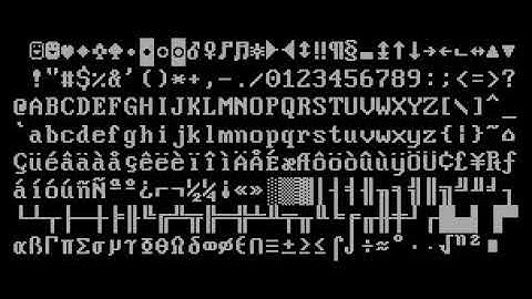 Code page 437 | Wikipedia audio article