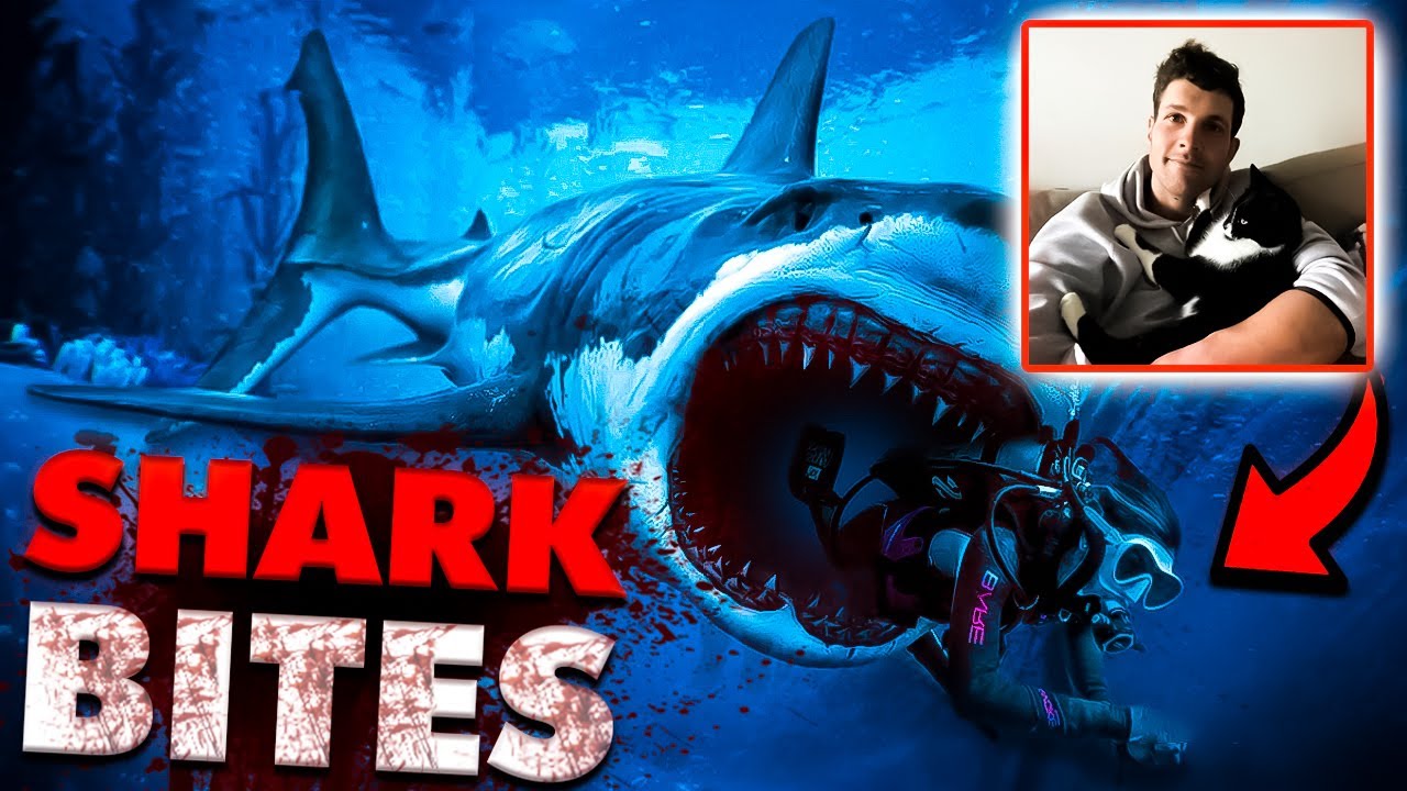 This Shark Bites Simon Nellist in Pieces and Eats Him Alive! (SHARKS