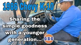 The Simple Life.... 1986 Chevy K-10 to the rescue! by Grease Belly Garage 153 views 4 months ago 7 minutes, 40 seconds