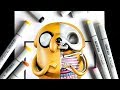 Adventure Time - Jake Dissected Drawing
