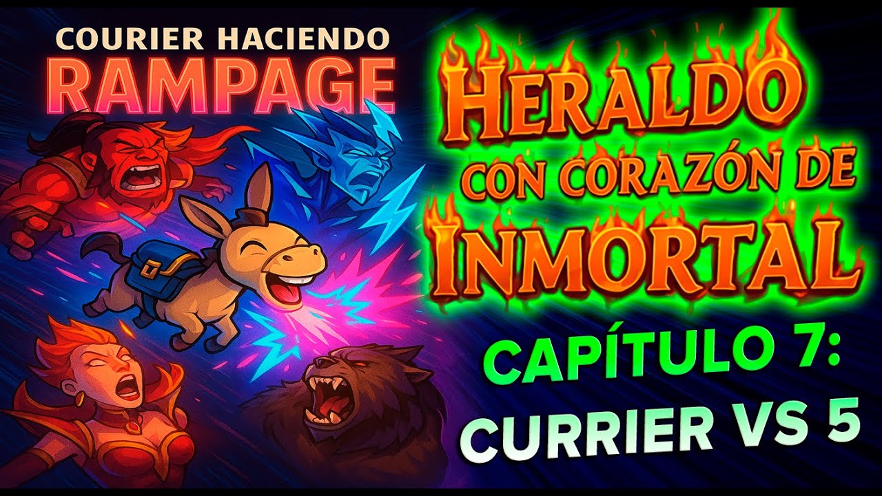 LOGRE LO IMPOSIBLE! MATE SOLO CON EL COURIER! DAÑO INFINITO! #HERALDOCONCORAZONDEINMORTAL EP | CAP 7