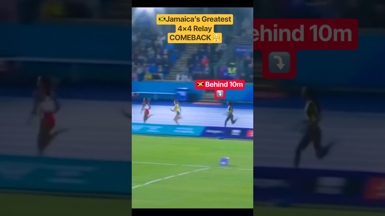 Jamaica’s🇯🇲 Incredible Mixed 4x400m Relay COMEBACK! 🔥