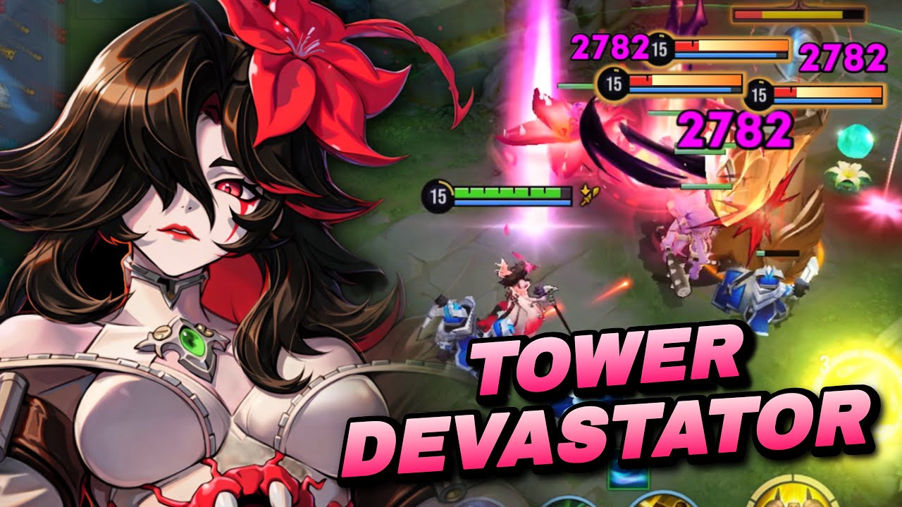 MILADY TOWER DEVASTATOR 40% CD REDUCTION BUILD IS UNSTOPPABLE! | HONOR OF KINGS