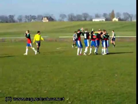 Sęp 92 - Agrykola Warszawa: bramka Pawła Mazurka na 1:0