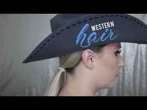 WESTERN HORSE SHOW HAIR TUTORIAL | QUICK, EASY & INEXPENSIVE